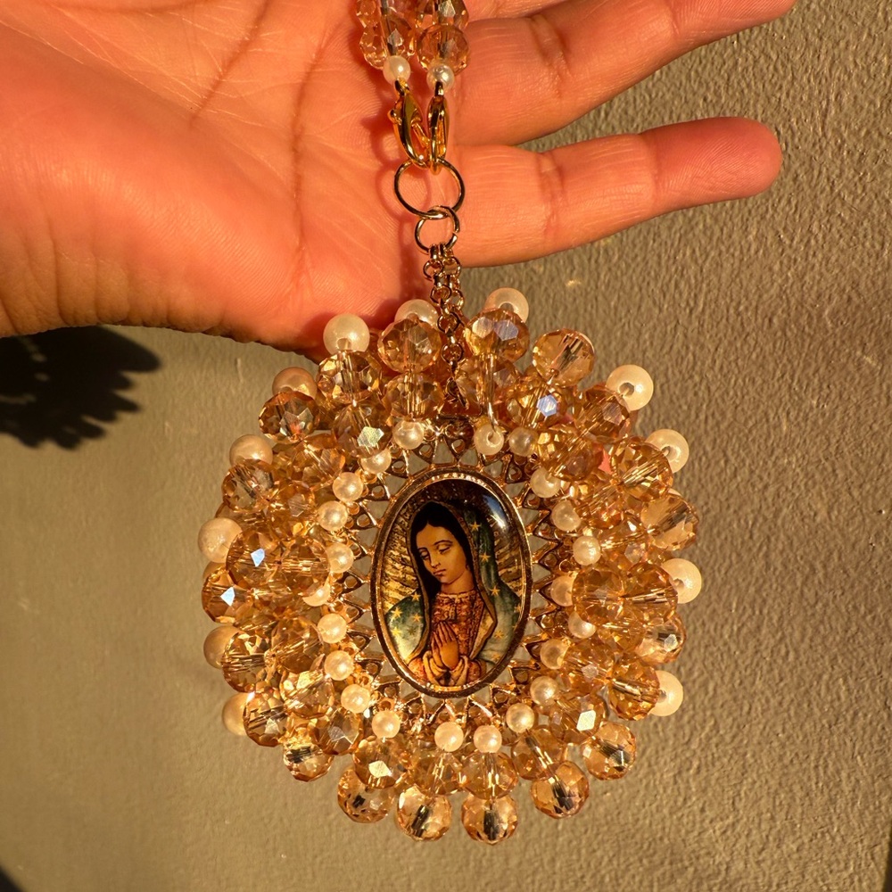 Elegant Gold Pendant for car